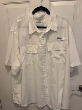 Men's Ocean Coast Short-Sleeve Button-Up Shirt - White
